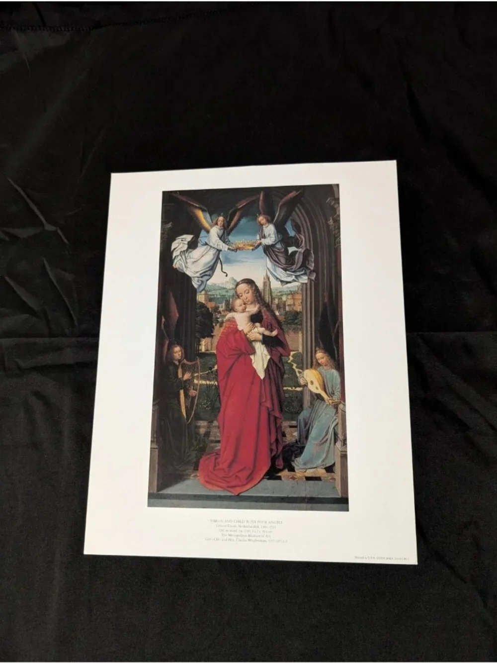 Virgin & Child with four angels Art Print by the Metropolitan museum of art 1994